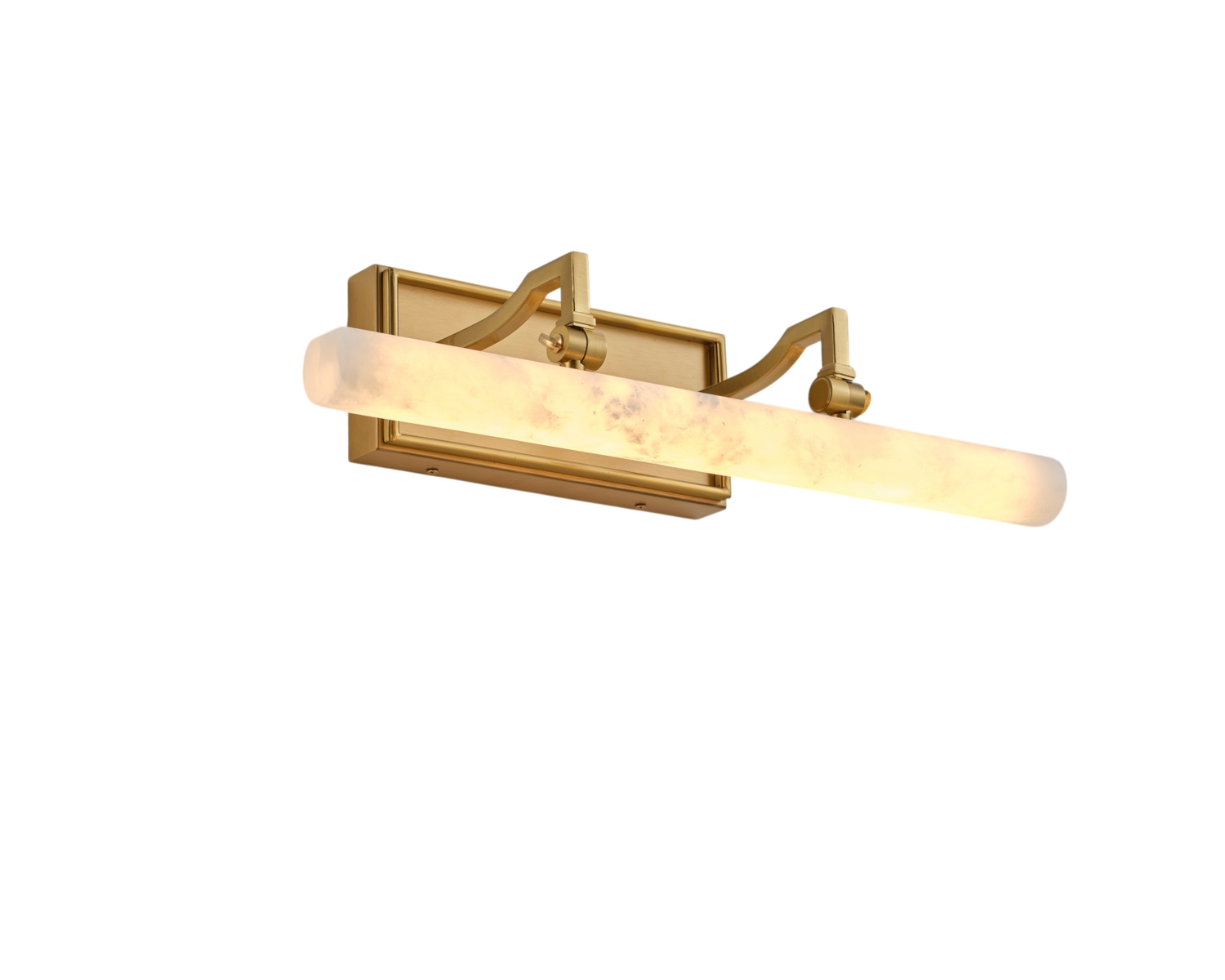 20 Inch Marble Cylinder Vanity Light Single - Copper
