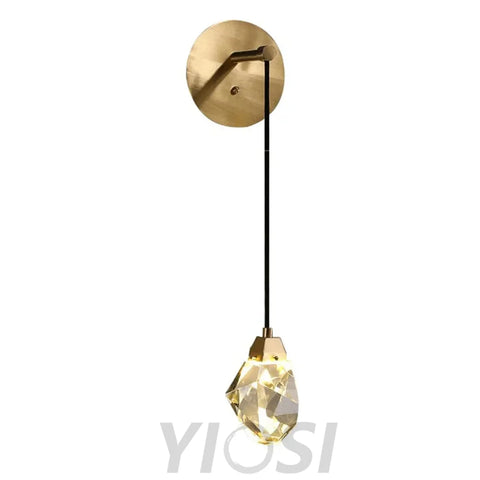 Cylinder Modern Brass Wall Sconce