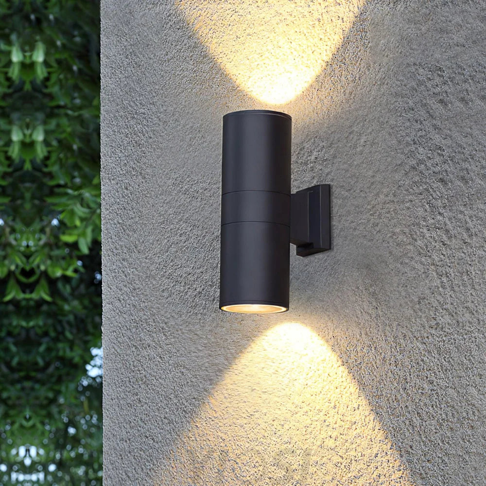 Vakkerlight Cylindrical Outdoor Wall Light – 4.3" x 11.8" Weatherproof LED