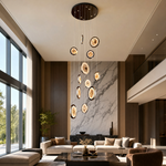 Dancing Butterfly Modern Sculptural Ring Chandelier - scene