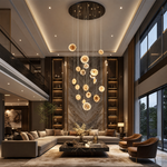Dancing Butterfly Modern Sculptural Ring Chandelier - scene