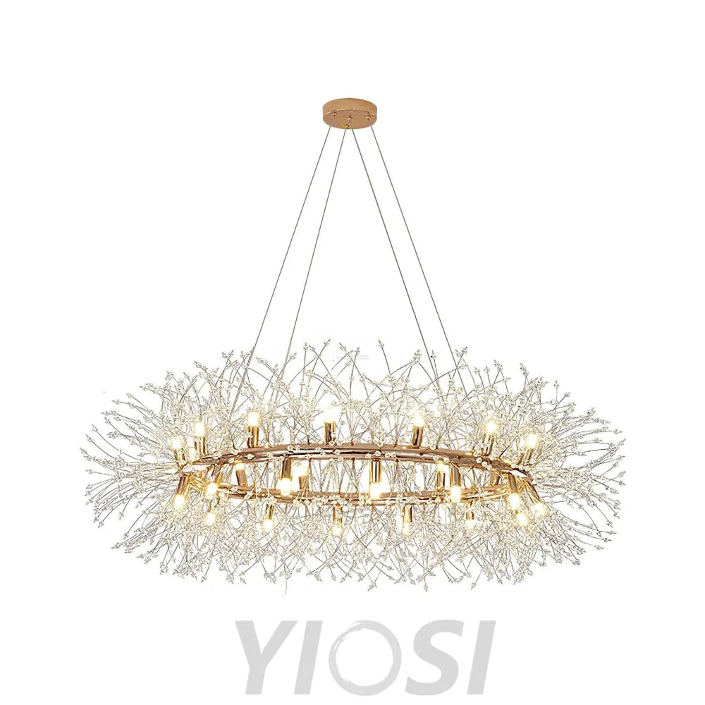 Dandelion Chandelier Bloom - Urchin-1-Yiosilamp
