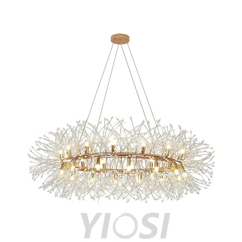 Dandelion Chandelier Bloom - Urchin-1-Yiosilamp