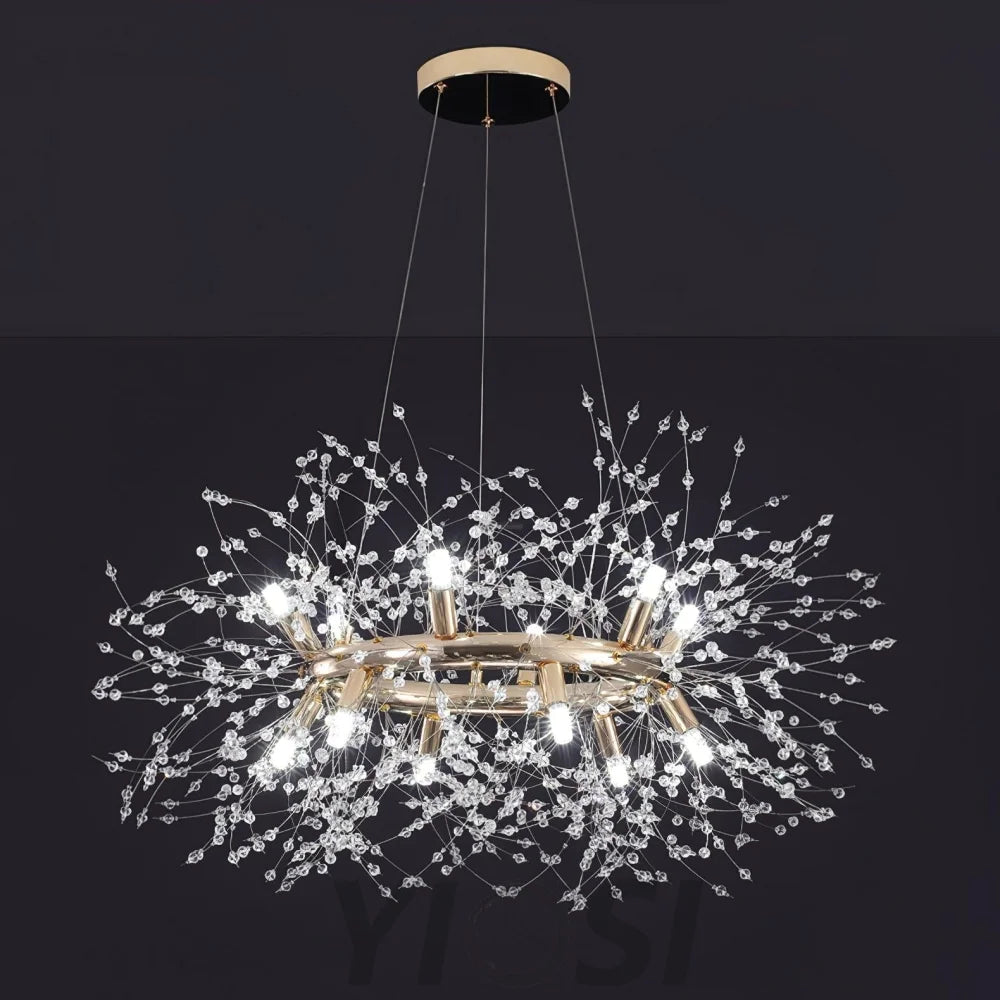 Dandelion Chandelier Bloom - Urchin-1-Yiosilamp