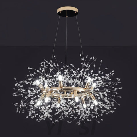 Dandelion Chandelier Bloom - Urchin-1-Yiosilamp