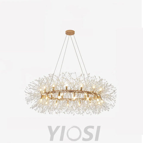 Dandelion Chandelier Bloom - Urchin-1-Yiosilamp