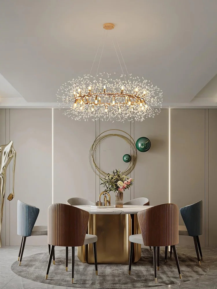 Dandelion Chandelier Bloom - Urchin-1-Yiosilamp