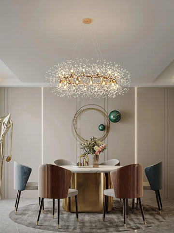 Dandelion Chandelier Bloom - Urchin-1-Yiosilamp