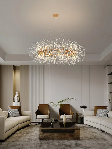 Dandelion Chandelier Bloom - Urchin-1-Yiosilamp