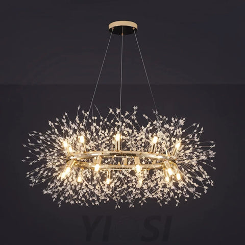 Dandelion Chandelier Bloom - Urchin-1-Yiosilamp