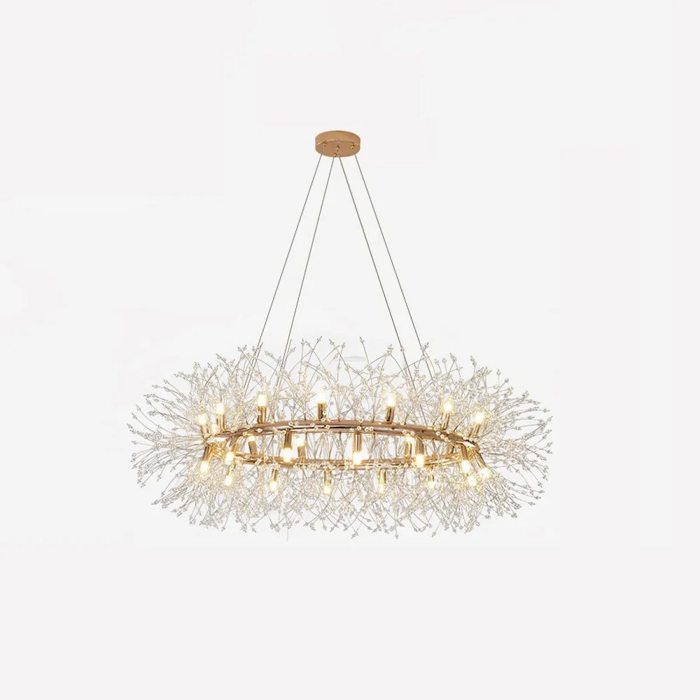 Dandelion Chandelier Bloom - Urchin-1-Yiosilamp