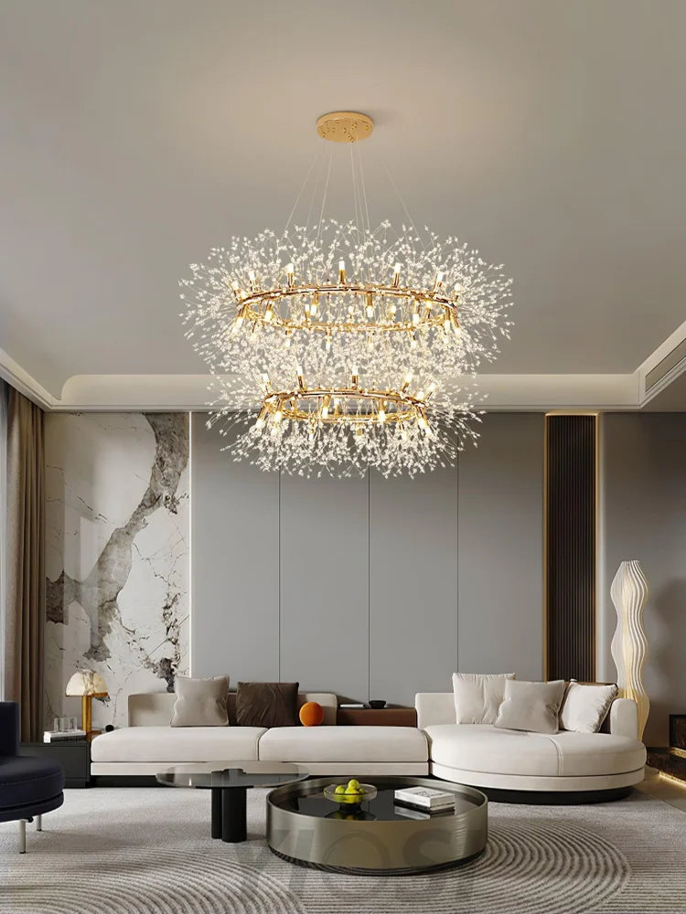 Dandelion Chandelier Bloom - Urchin-1-Yiosilamp