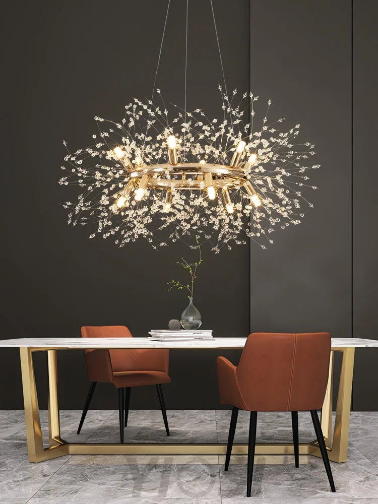 Dandelion Chandelier Bloom - Urchin-1-Yiosilamp