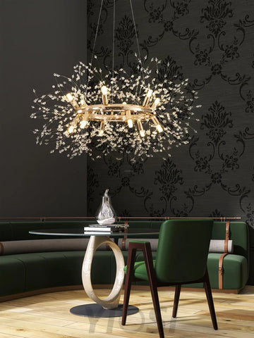 Dandelion Chandelier Bloom - Urchin-1-Yiosilamp