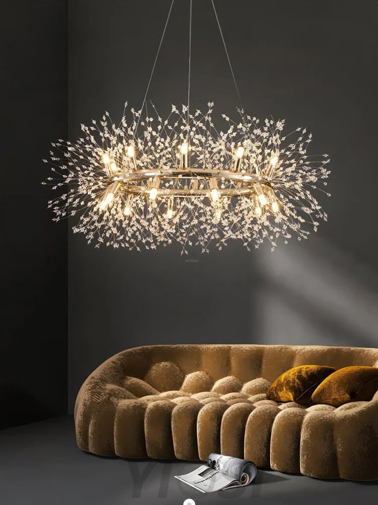 Dandelion Chandelier Bloom - Urchin-1-Yiosilamp