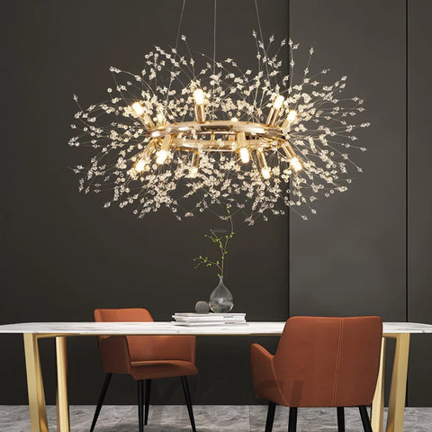 Dandelion Chandelier Bloom - Urchin-1-Yiosilamp