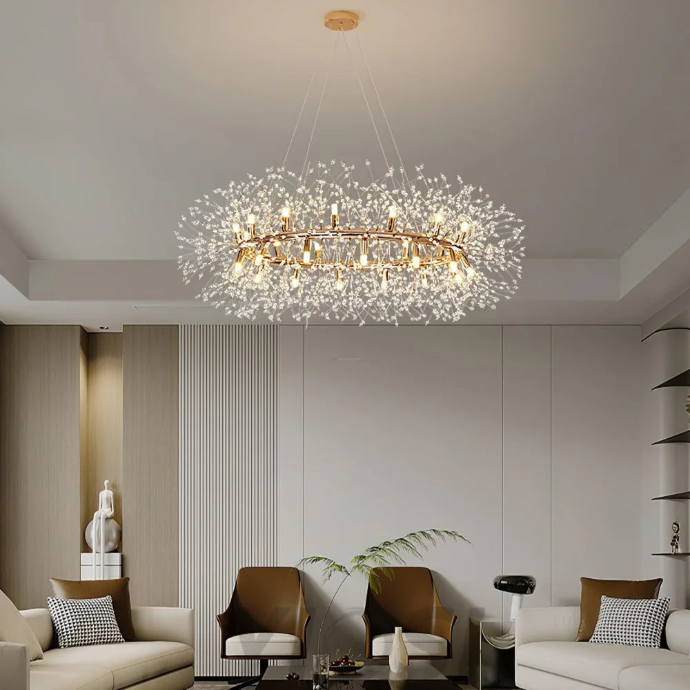 Dandelion Chandelier Bloom - Urchin-1-Yiosilamp