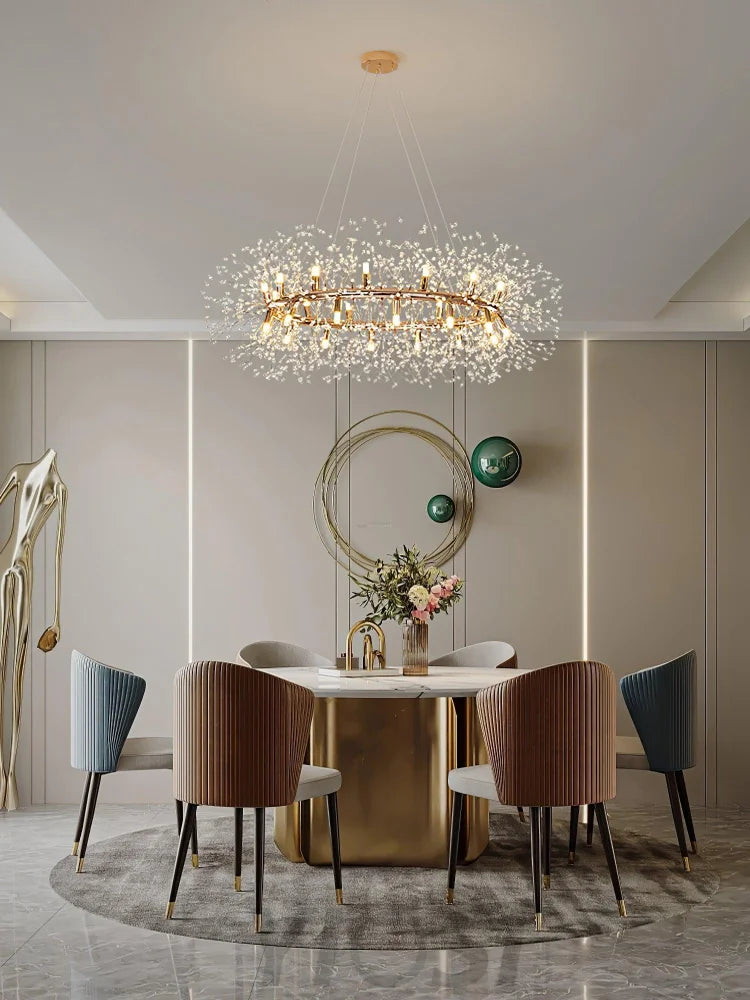 Dandelion Chandelier Bloom - Urchin-1-Yiosilamp