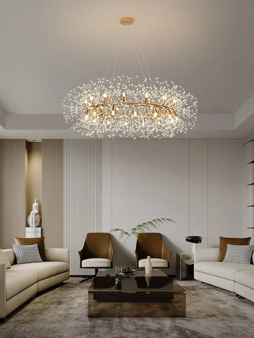 Dandelion Chandelier Bloom - Urchin-1-Yiosilamp