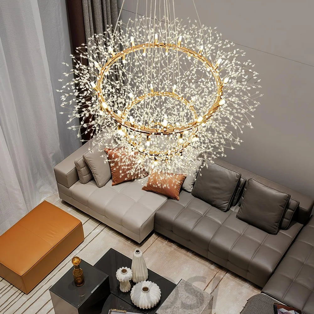 Dandelion Chandelier Bloom - Urchin-1-Yiosilamp