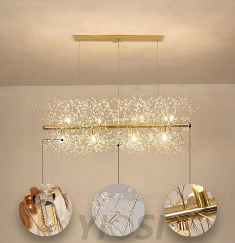 Dandelion Chandelier with 9/12 heads - Yiosilamp