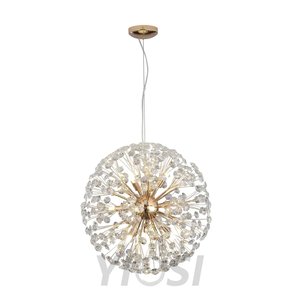 small crystal chandelier