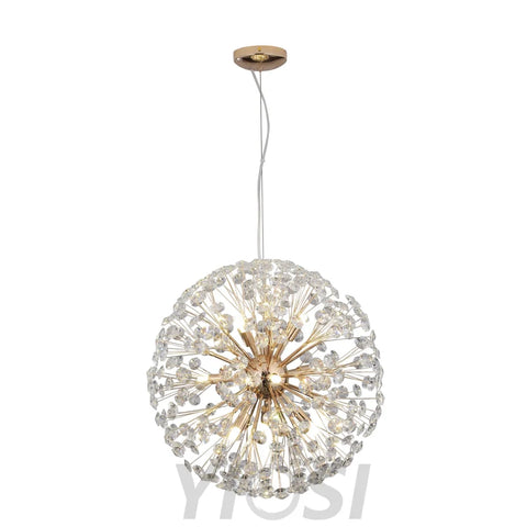 small crystal chandelier