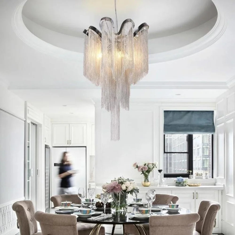 pendant light in living room