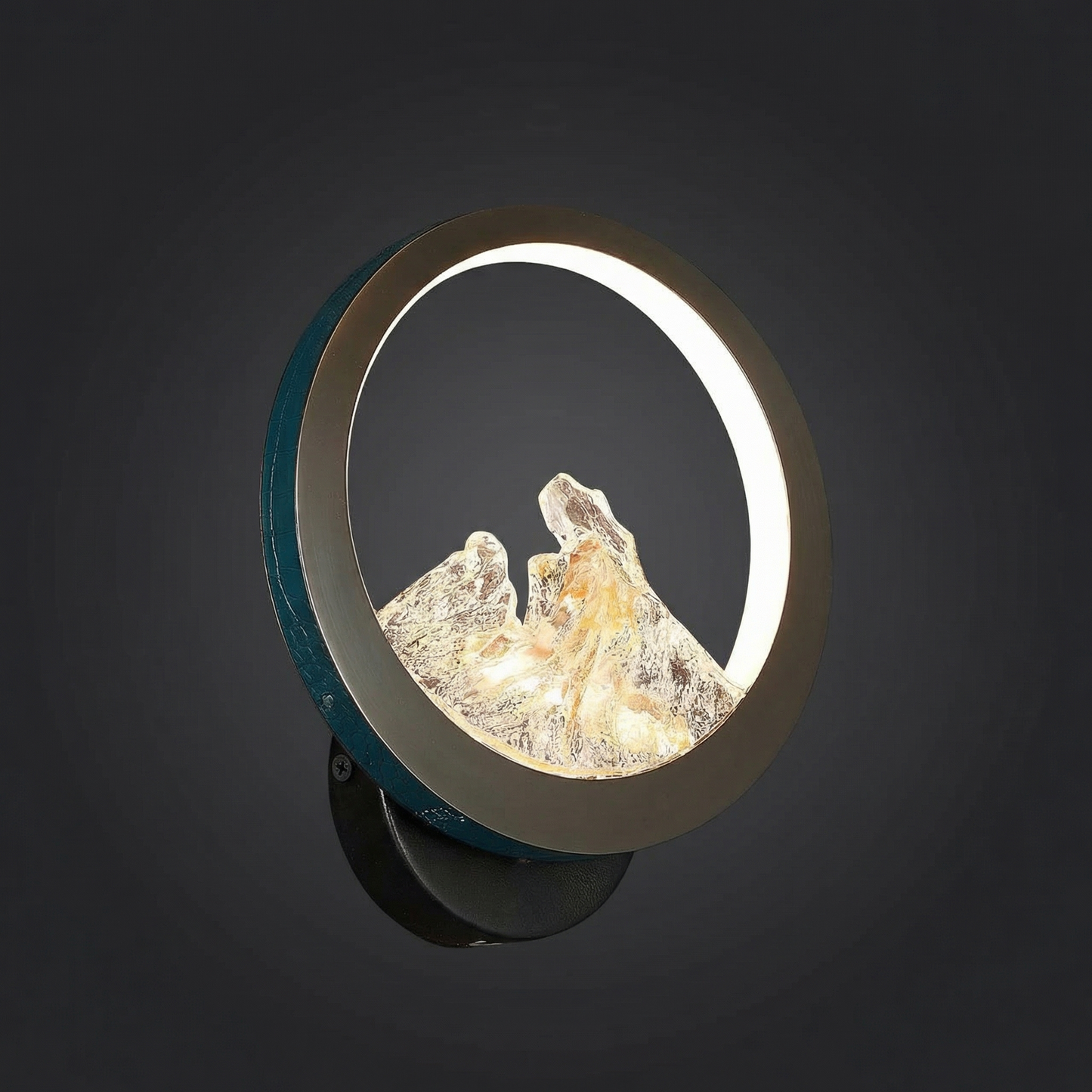 Yiosi Moonlit Mountain Wall Sconce - Silver - Image 2