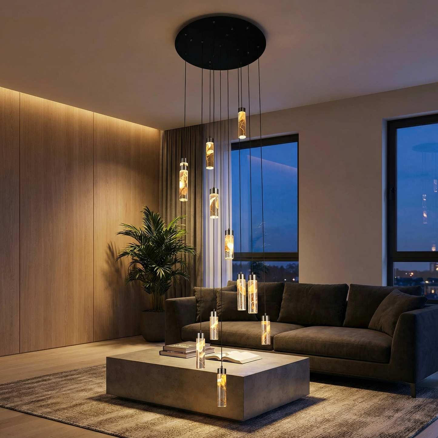 Yiosi Sycamore Round Chandelier - Image 2