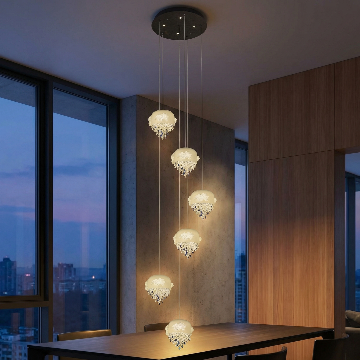 Yiosi Bloom Prosperity Staircase Chandelier - Medium - Image 2