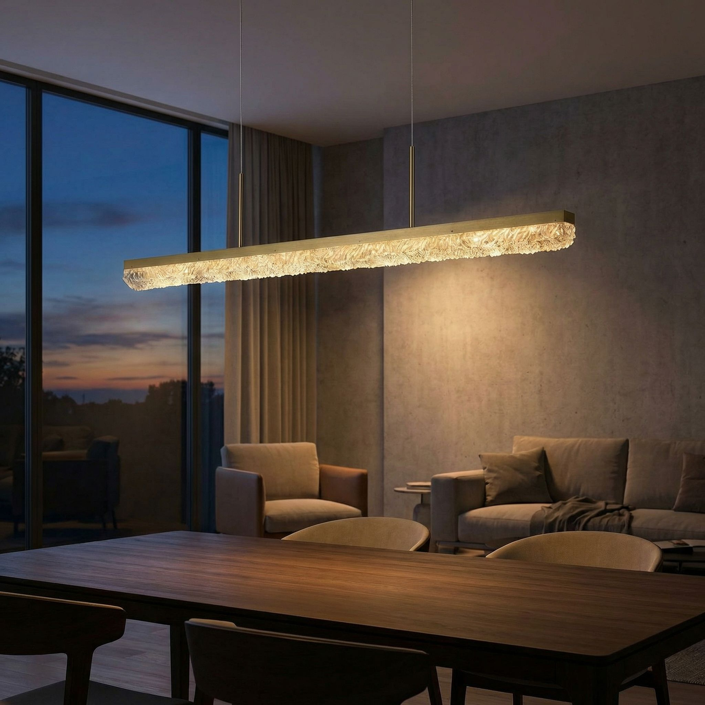 Yiosi Flora Crystal Linear Chandelier - Image 2