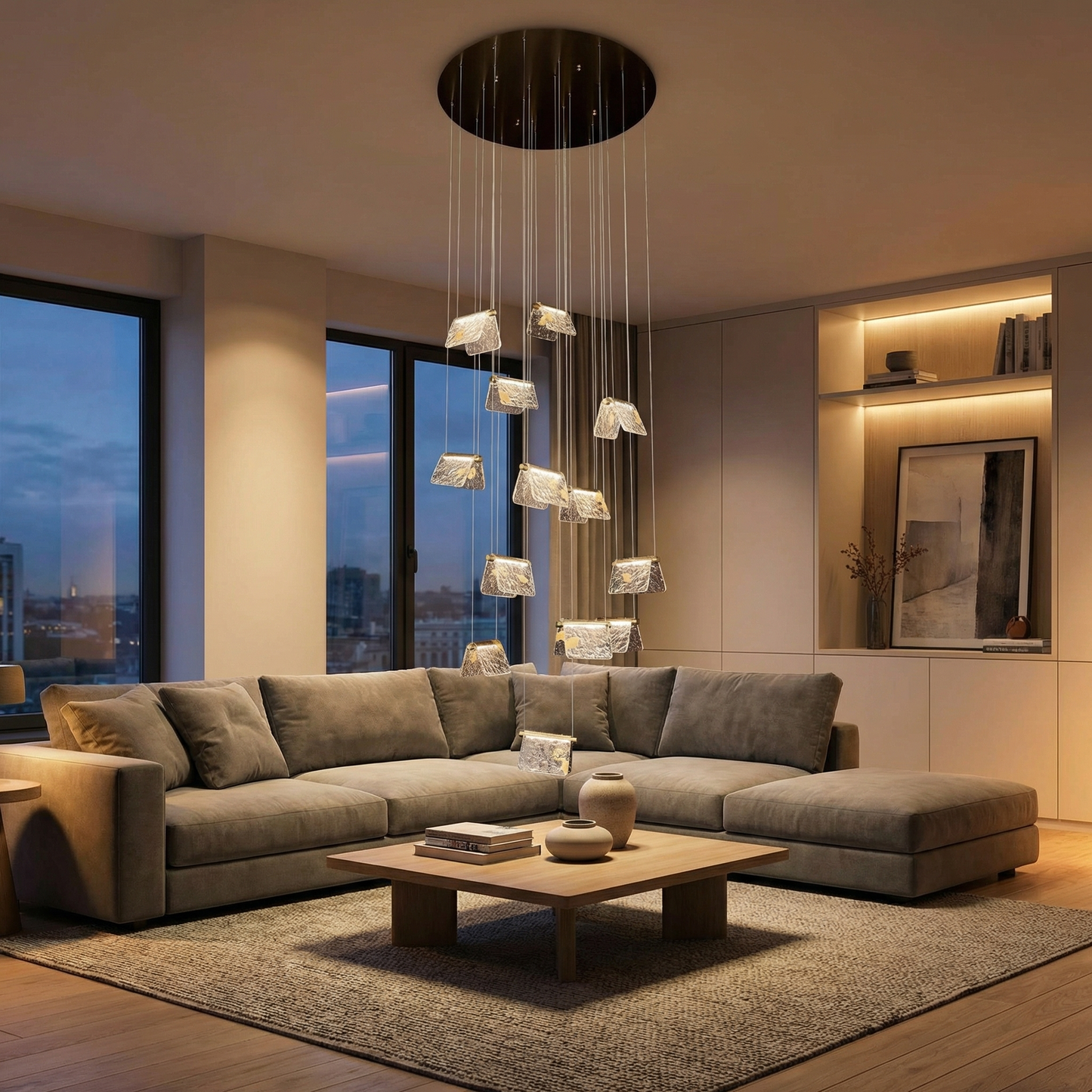 Yiosi Fortune Book Staircase Chandelier - Image 2