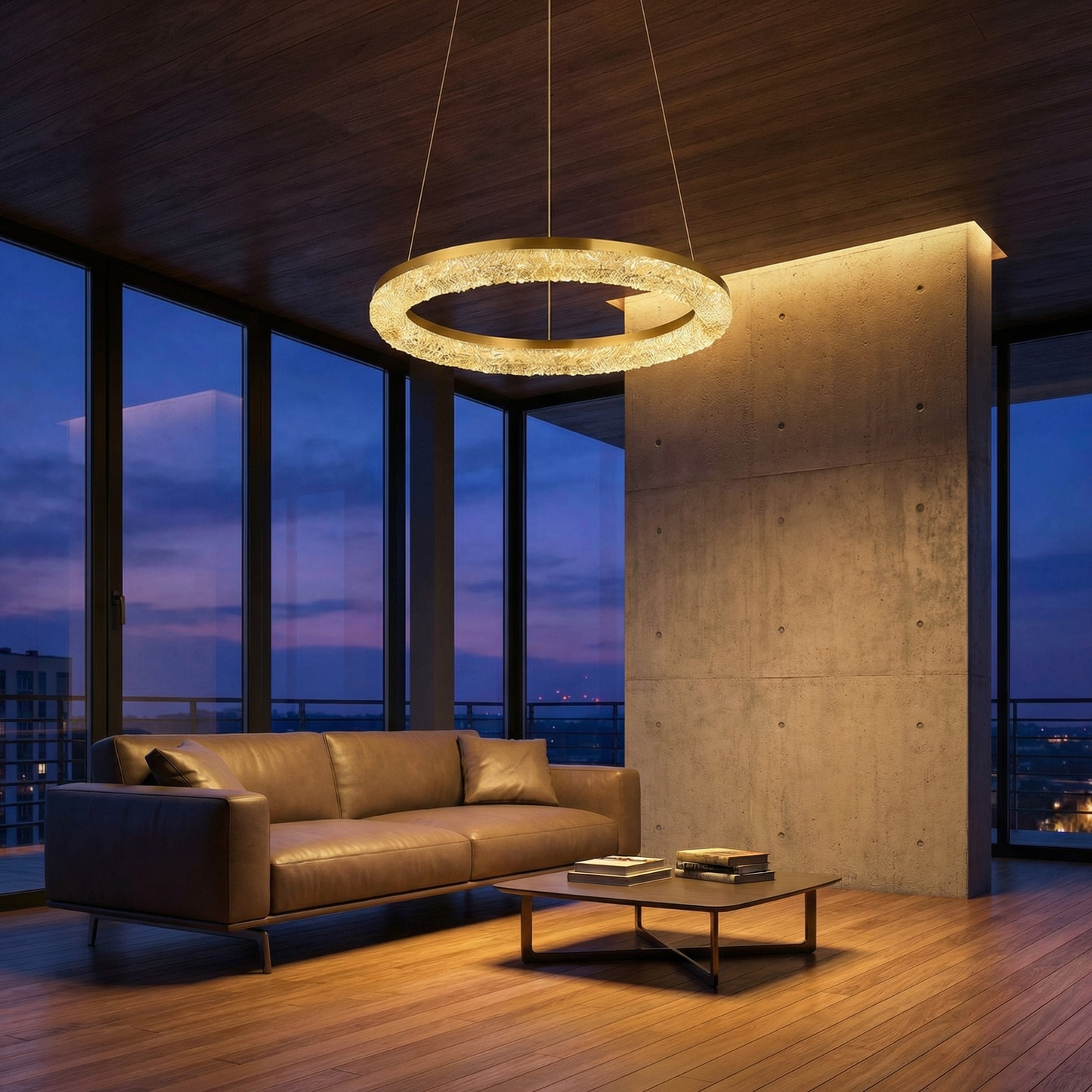 Yiosi Flora Crystal Ring Chandelier - Image 2