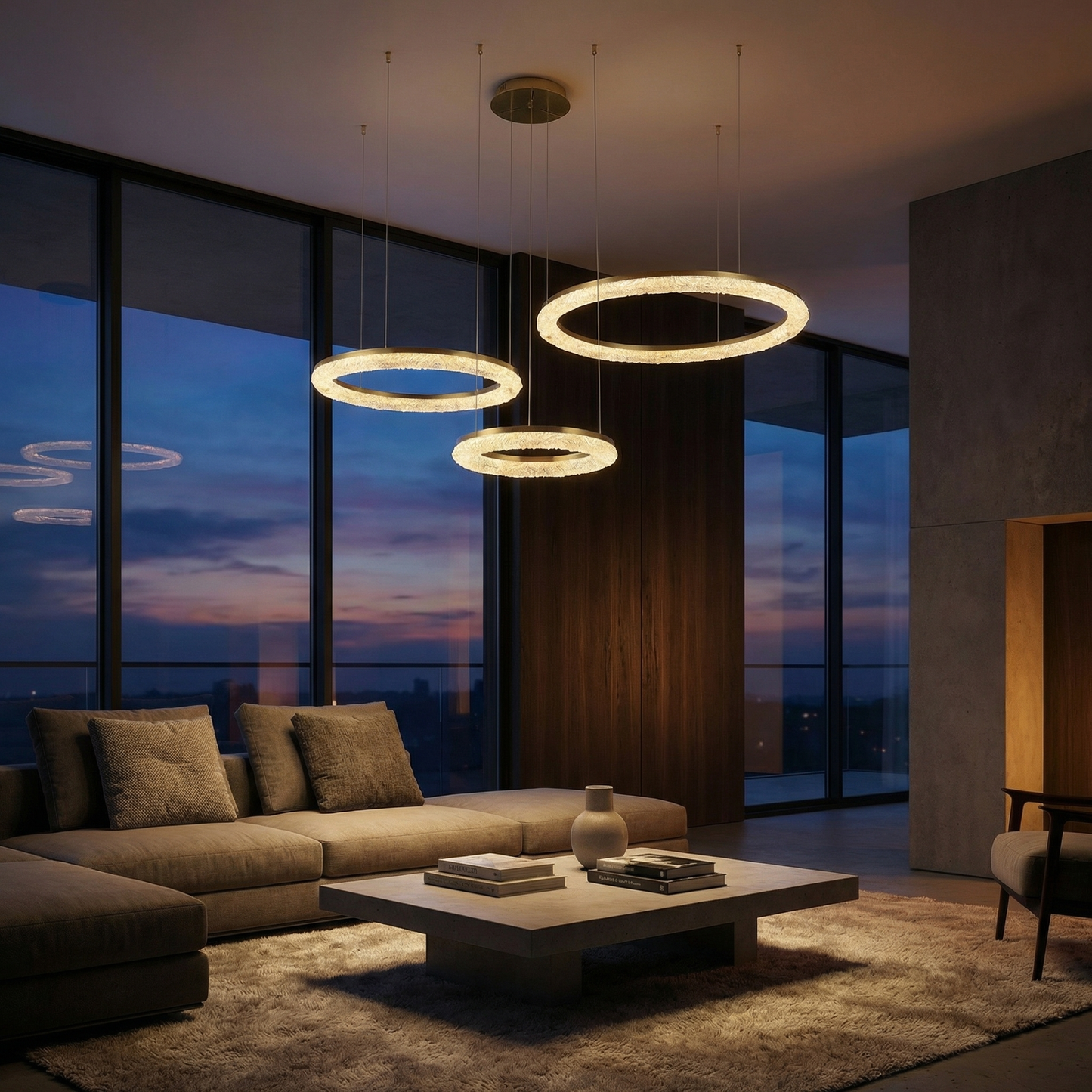 Yiosi Flora Crystal Cluster Chandelier - Image 2