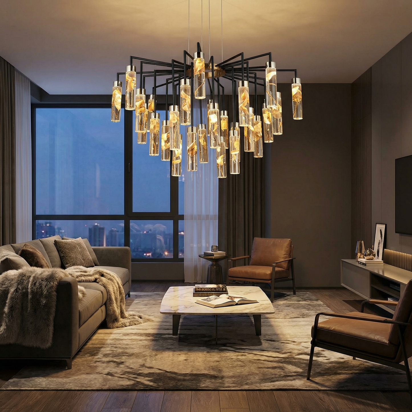 Yiosi Sycamore Branch Chandelier - Image 2