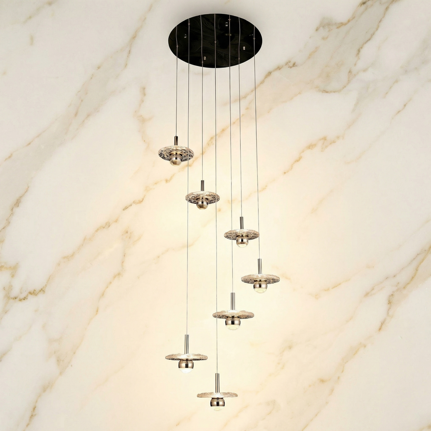 Yiosi Oriental Pearl Staircase Chandelier - Image 2
