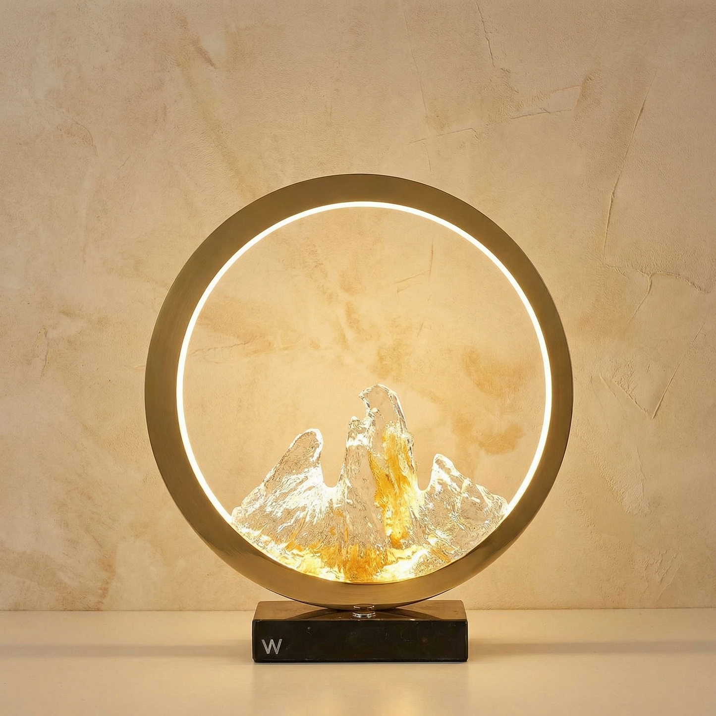 Yiosi Moonlit Mountain Table Lamp - Gold - Image 2