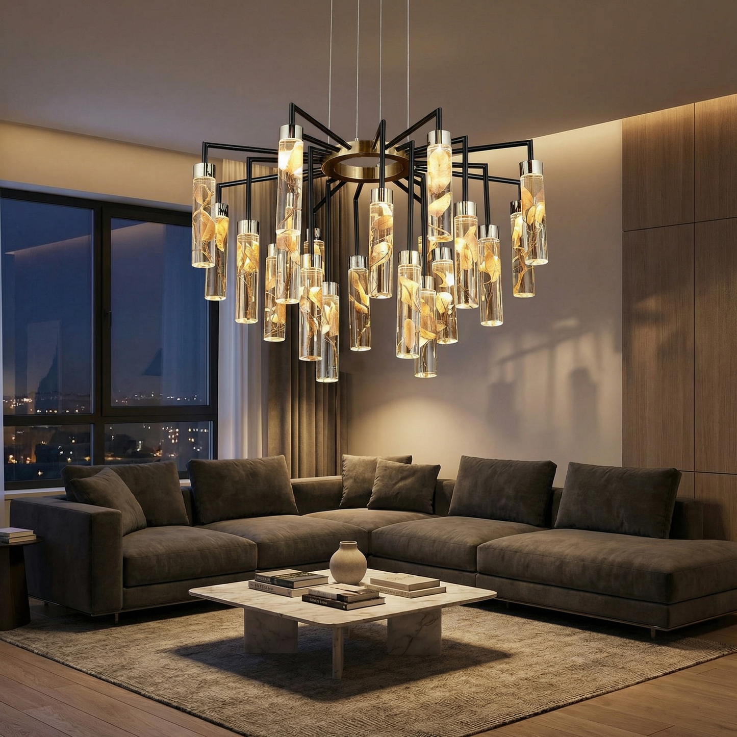 Yiosi Sycamore Linear Chandelier - Image 2