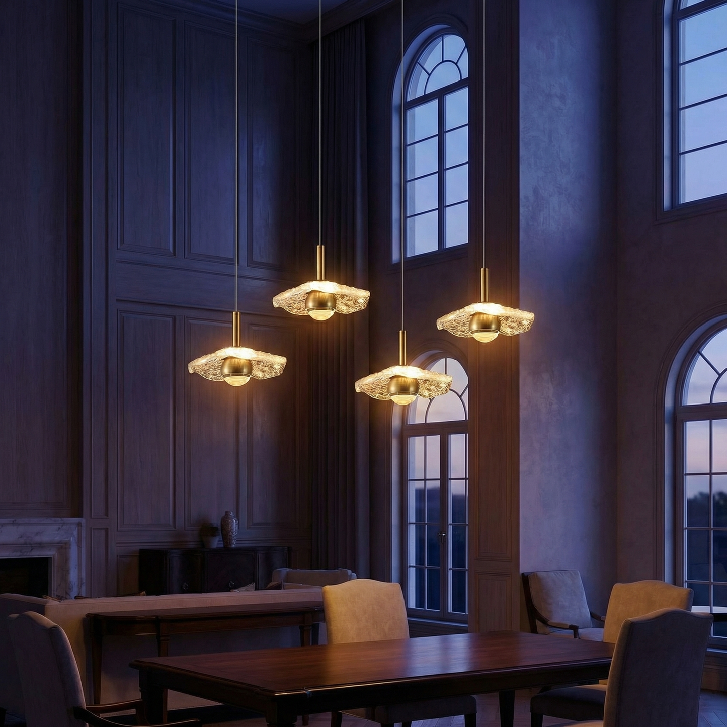 Yiosi Lotus Story Linear Chandelier - Image 2