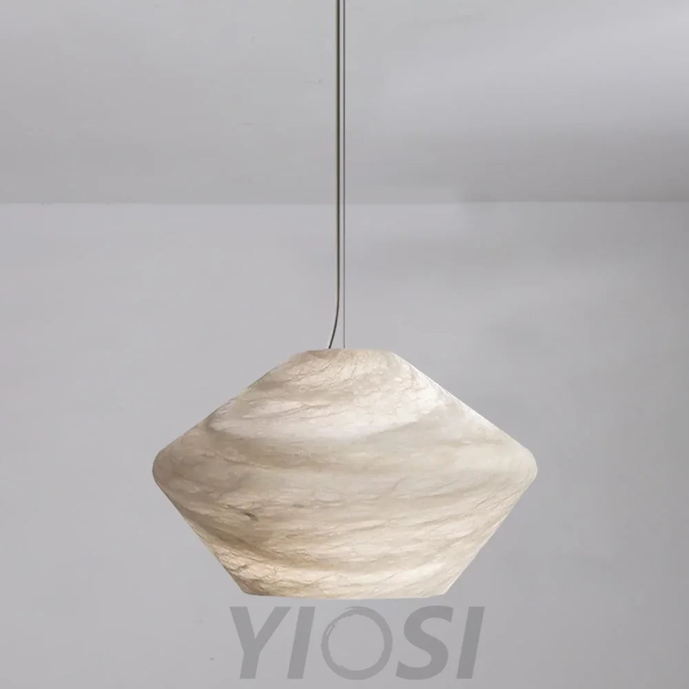 Decorative Alabaster Bedside Pendant Light