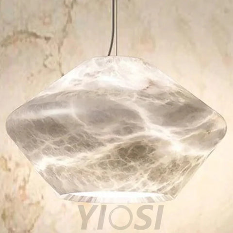 Decorative Alabaster Bedside Pendant Light