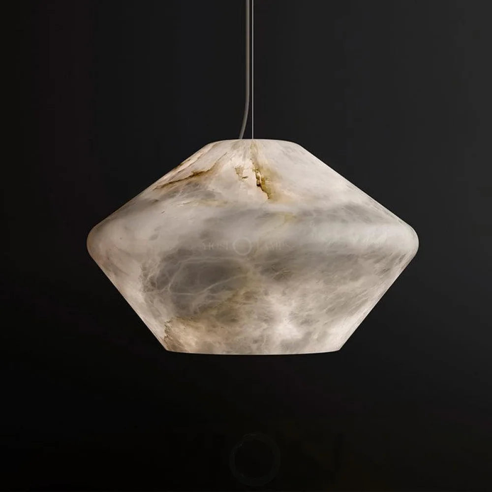 Decorative Alabaster Bedside Pendant Light