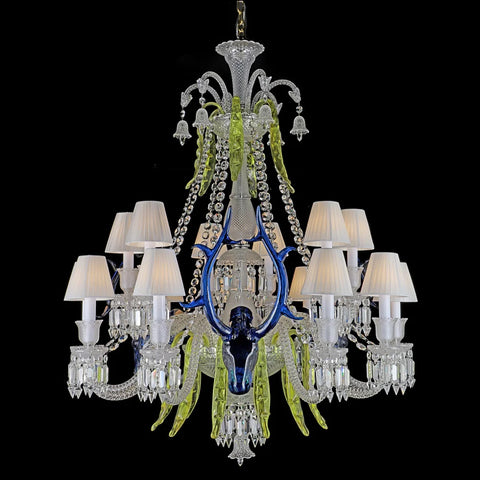 Deers Chandelier Art Deco Vintage Light Fixture