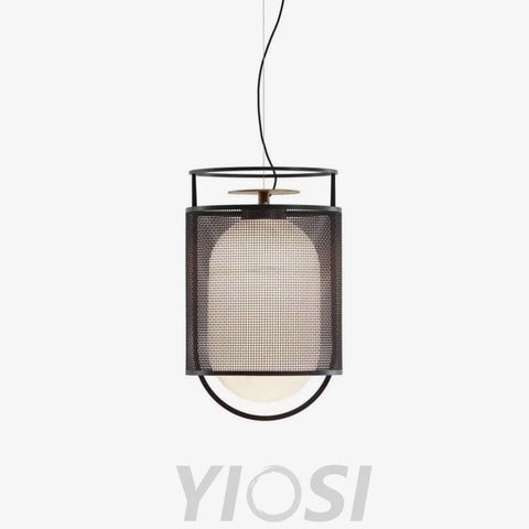Denglong T Pendant - Metallic Meshwork-1-Yiosilamp