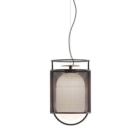 Denglong T Pendant - Metallic Meshwork-1-Yiosilamp
