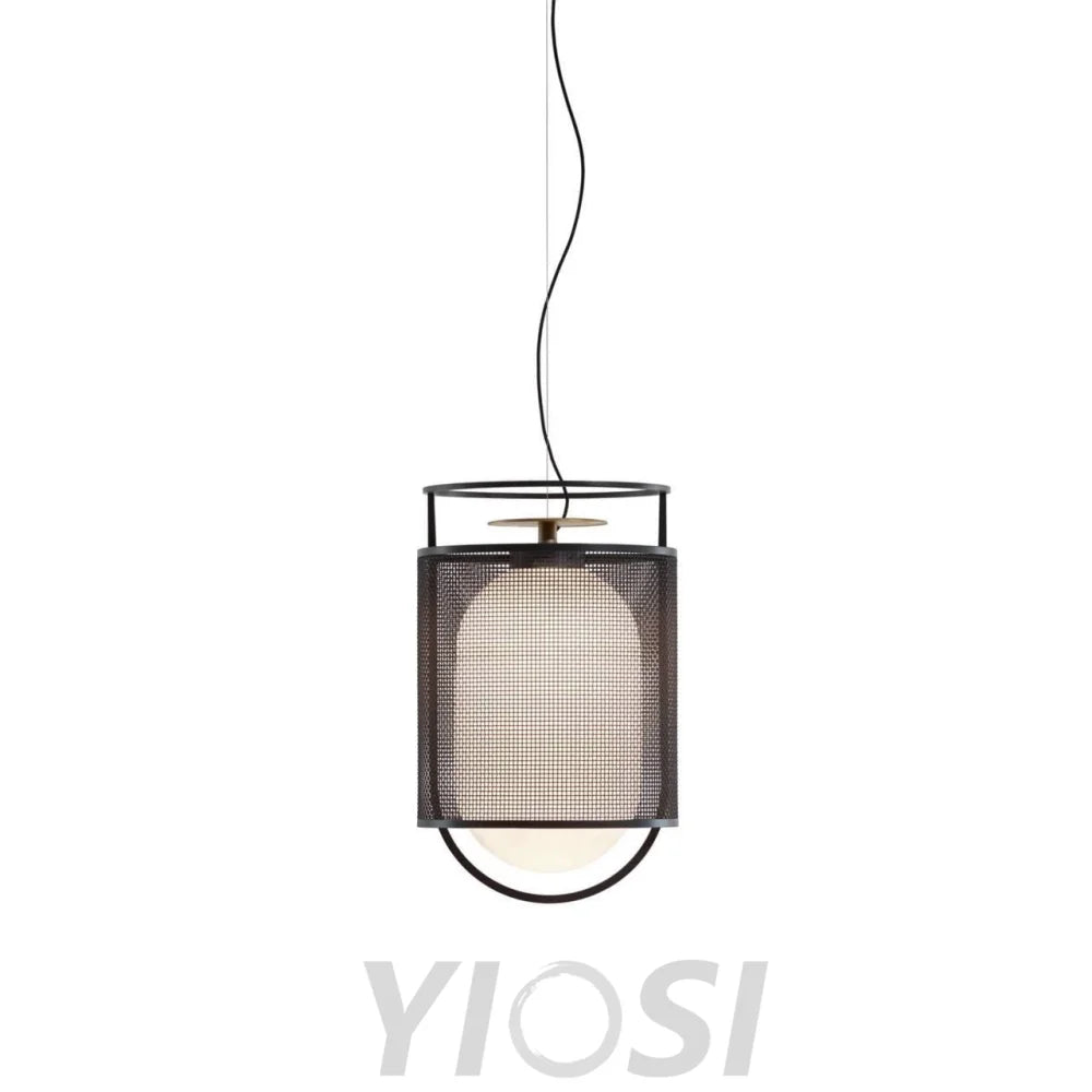 Denglong T Pendant - Metallic Meshwork-1-Yiosilamp