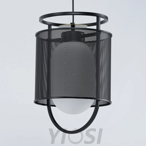 Denglong T Pendant - Metallic Meshwork-1-Yiosilamp