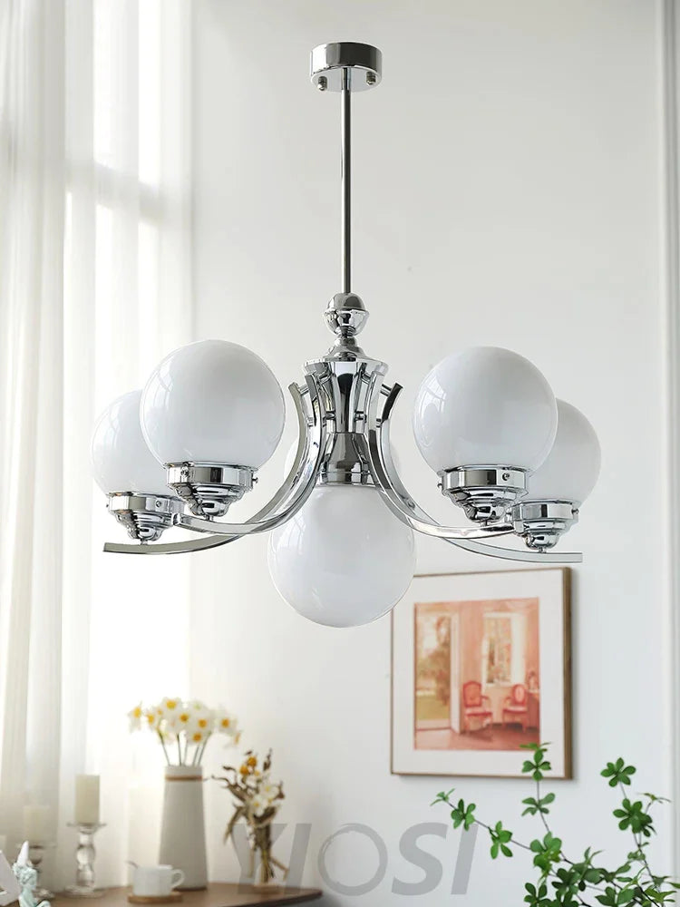 Dewdrop Globe Chandelier ∅ 21.7″ - Bend-1-Yiosilamp