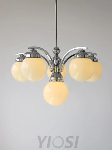 Dewdrop Globe Chandelier ∅ 21.7″ - Bend-1-Yiosilamp